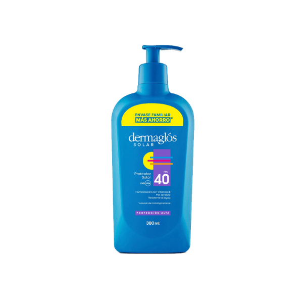 Producto - PROTECTOR SOLAR FPS40 DERMAGLOS 380ML