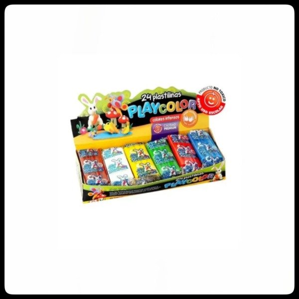 Producto - PLASTILINA 17GR V/ COLORES PLAYCOLOR