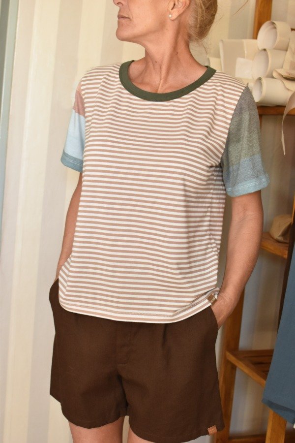 Producto - Remera Zero Waste - Marrón