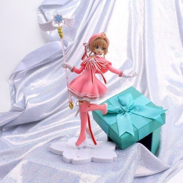 Producto - Figura Sakura traje Rosa - Sakura card Captor (16cm)