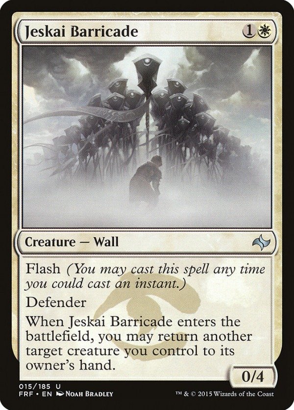 Producto - Jeskai Barricade  Fate Reforged