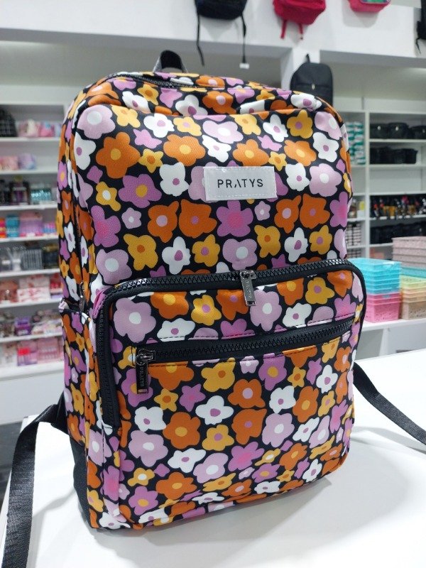 Producto - Mochila pratys con flores 8968