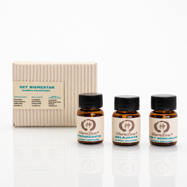 Producto - Set Bienestar ShenZen - 3 blends de aceites para energía, relajación y conexión