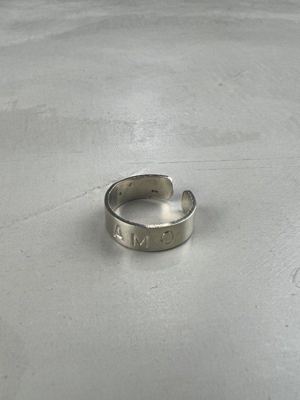 Producto - Anillo Cinta Fino "TE AMO" - 1