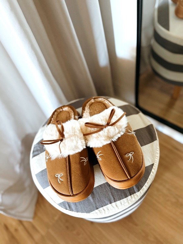 Producto - Pantuflas moño marron