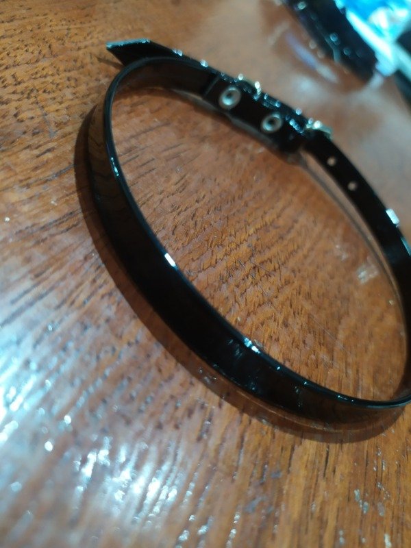 Producto - Choker liso fino negro terrora