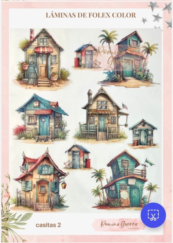Producto - Láminas Folex Color - Casitas 2