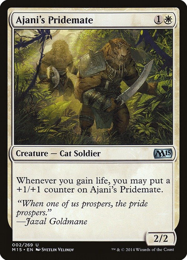 Producto - Ajani's Pridemate  Magic 2015 Core Set