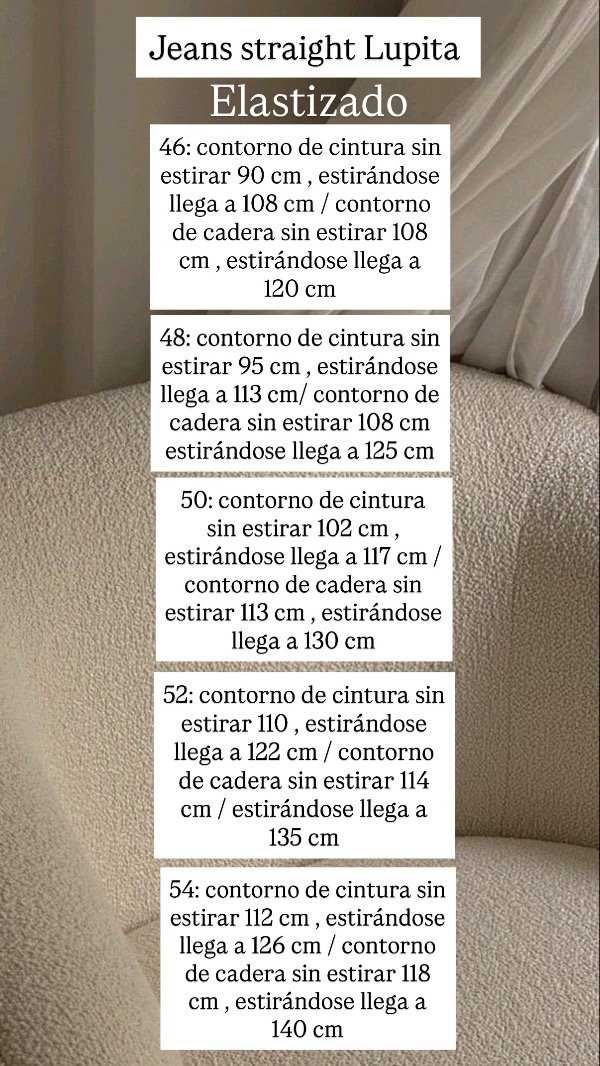 Jeans straight Lupita ( elastizado) — imagen 2
