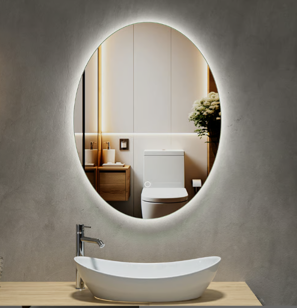 Producto - Espejo Led Ovalado 60x80cm HKM4008