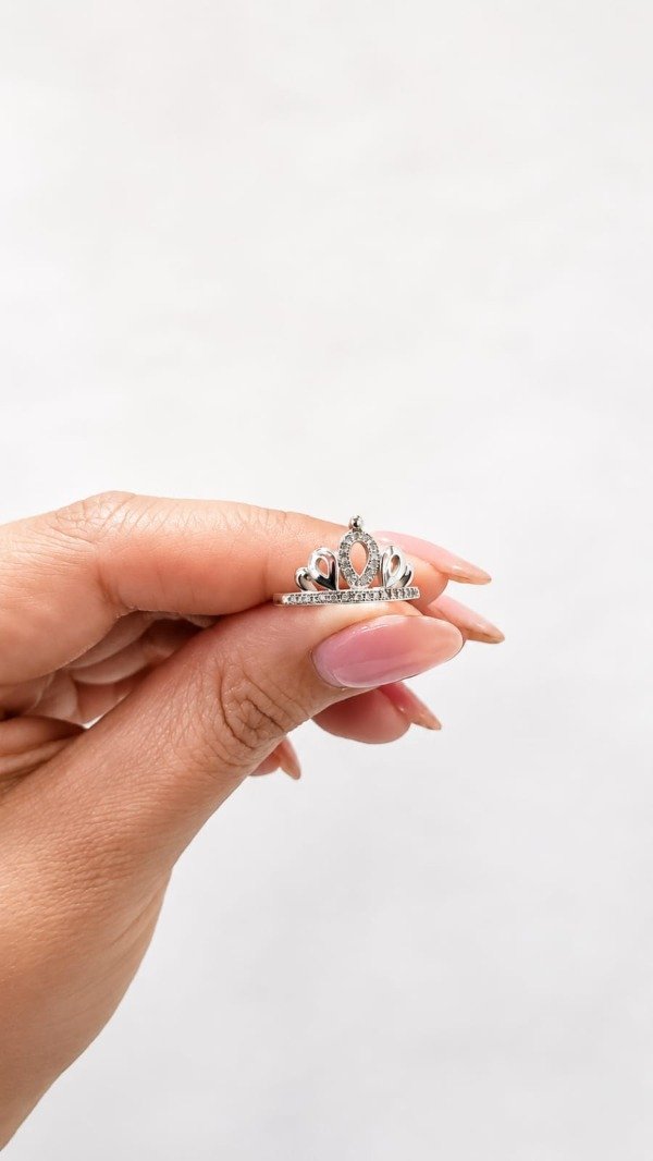 Producto - Anillo  crown plata