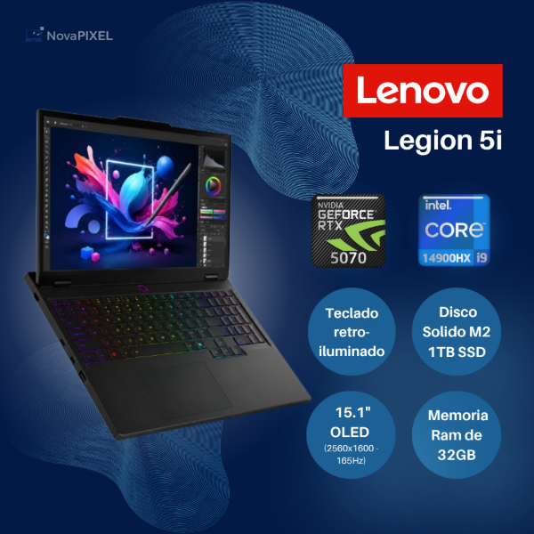Producto - Lenovo Legion 5i - Diseño Gráfico