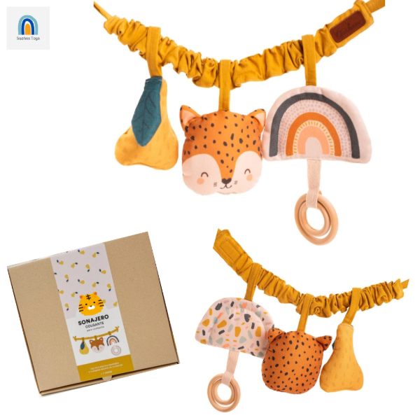 Producto - Sonajeros Barral Cuna o Cochecito TIGRE