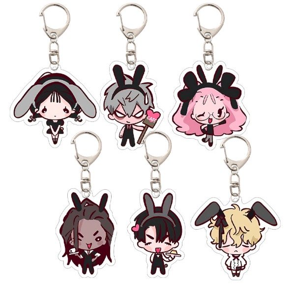 Producto - Alien Stage Black bunnies Keychains