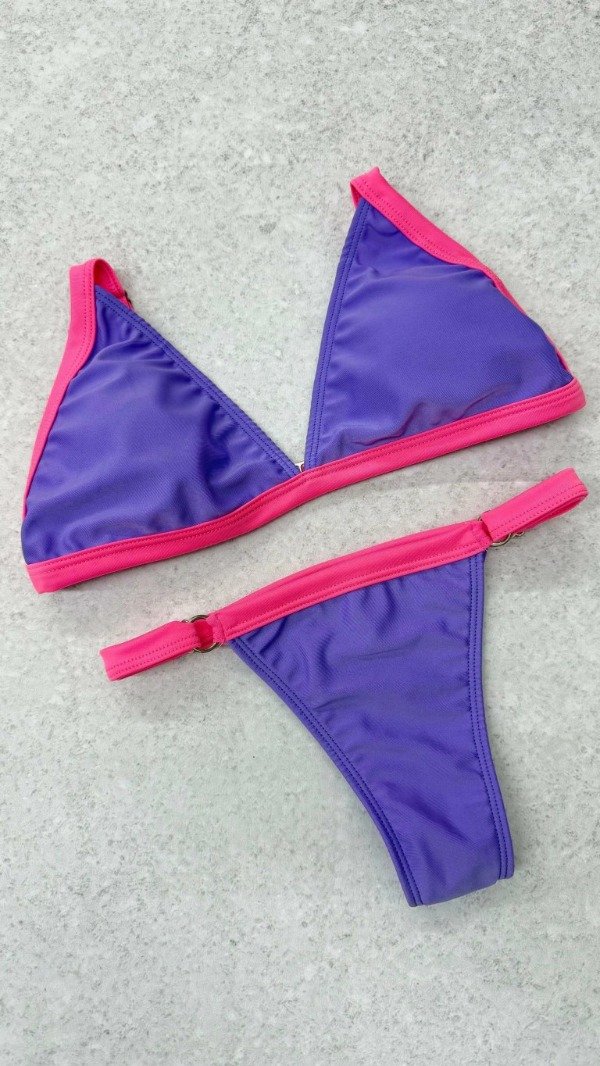 Bikini bicolor pink / violeta — imagen 4