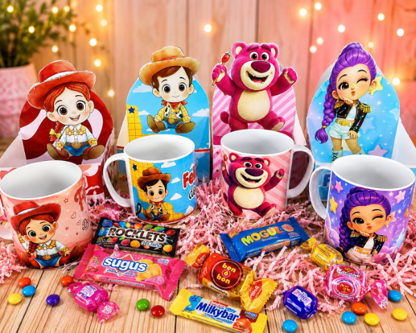 Producto - Caja sorpresa+Taza Todos los Personajes - 0