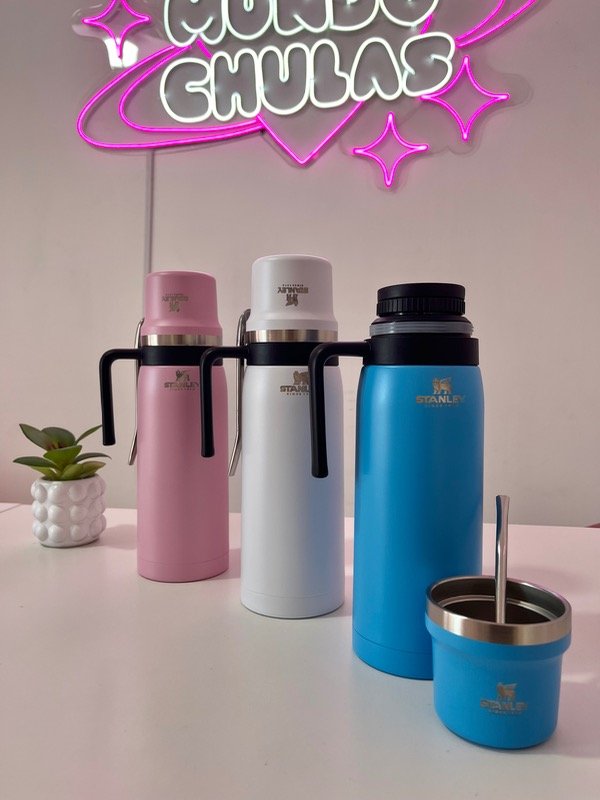 Producto - TERMO 1L CON TAPA MATE+Bombilla