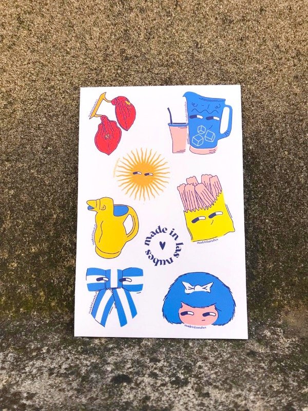 Producto - Plancha Stickers Mafalda