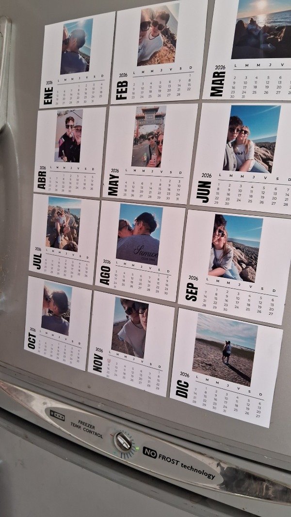 Producto - Calendario 2026 polaroid