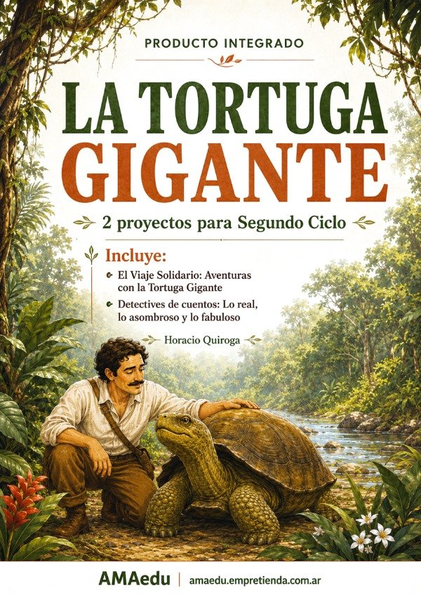 Producto - Lectura LA TORTUGA GIGANTE (H. Quiroga)