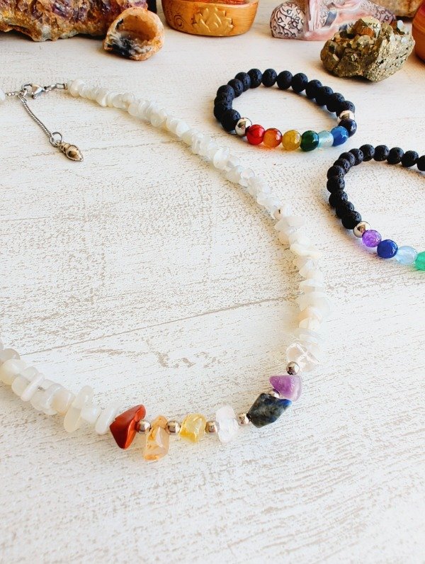 Producto - Collar artesanal 7 chakras