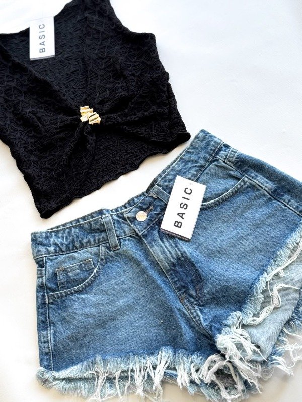 Producto - Short Alice tiro bajo azul - 2