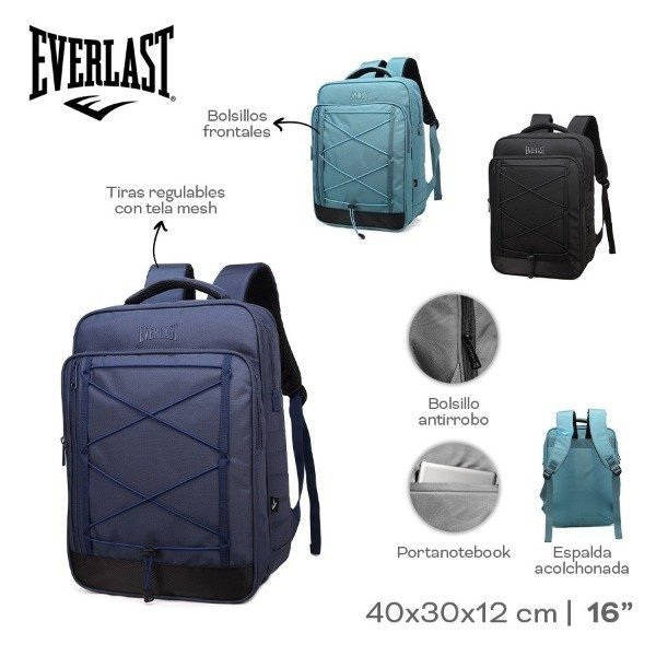 Producto - MOCHILA PORTANOTEBOOK EVERLAST 22669