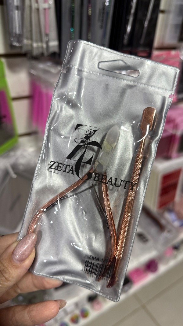 Producto - Alicate Corta Cutículas y Repujador Zeta Beauty