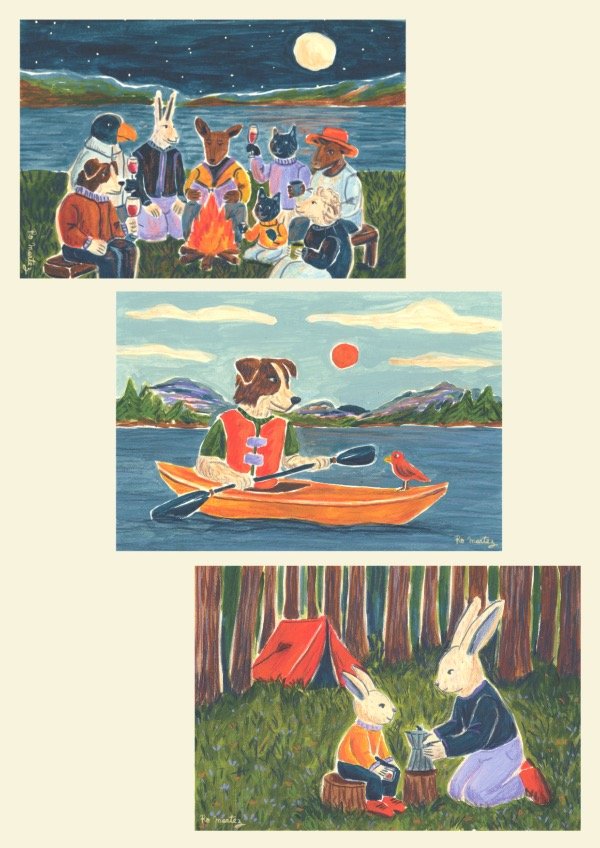 Producto - Set "Las 4 estaciones Patagónicas" - 1