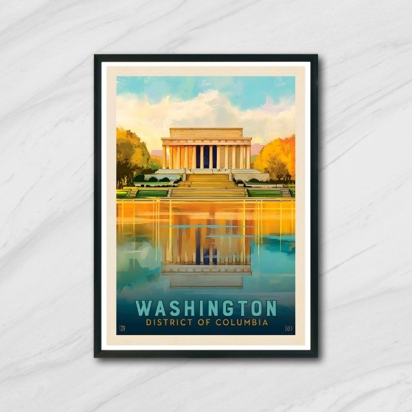 Producto - Cuadro decorativo viajes Washington Estados Unidos