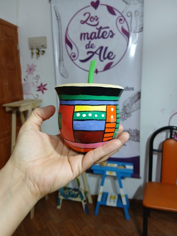 Producto - Mate de calabaza "ARTE" - 2