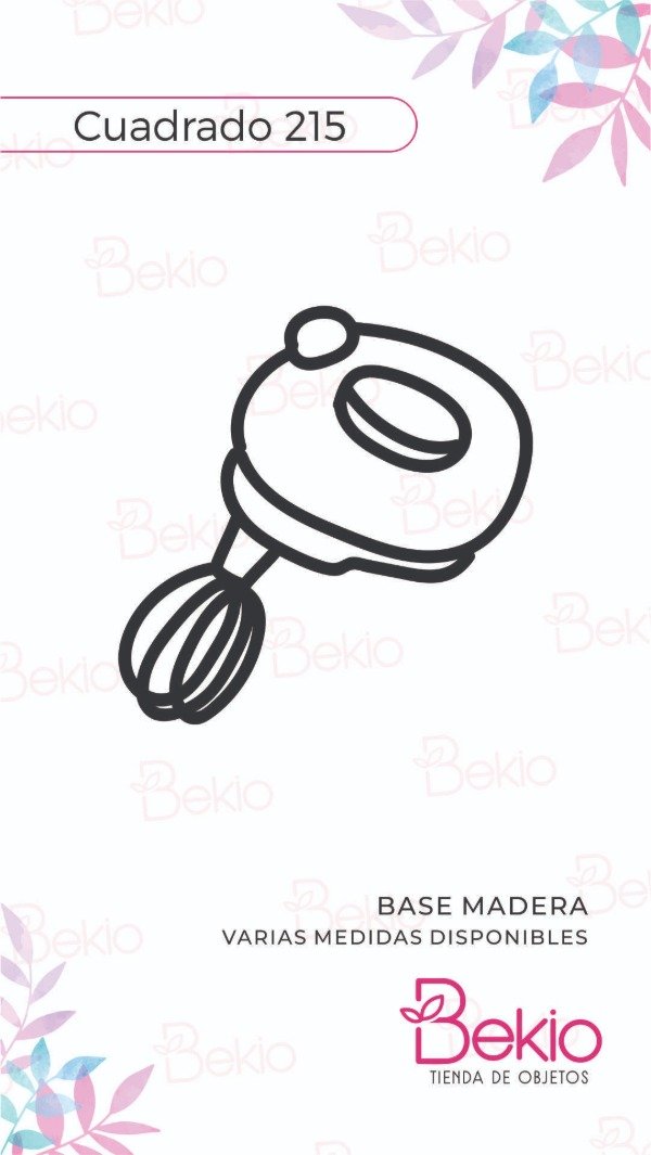 Producto - Sello Cuadrado 215 - Batidora