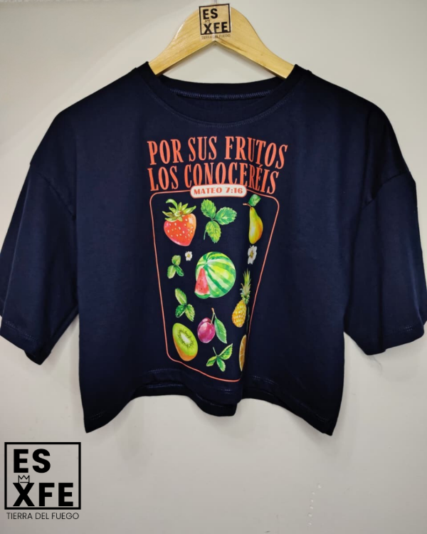Producto - Remera Crop top "Frutos"