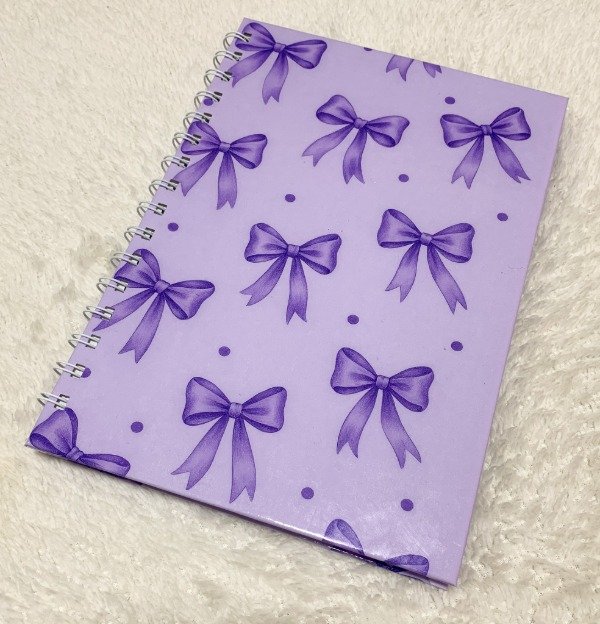 Producto - Cuaderno Anillado Moños Lila