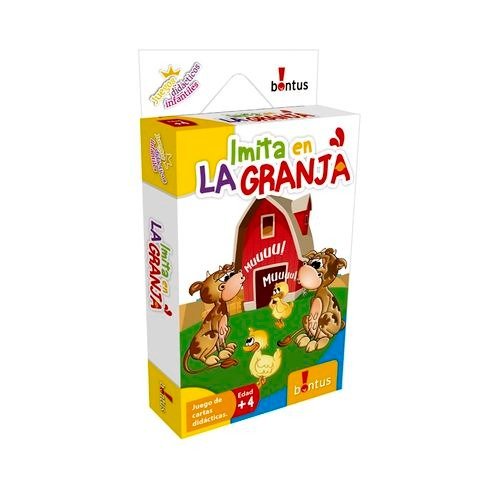 Producto - JUEGO DIDACTICO C/CARTAS IMITA EN LA GRANJA 9.5X17CM