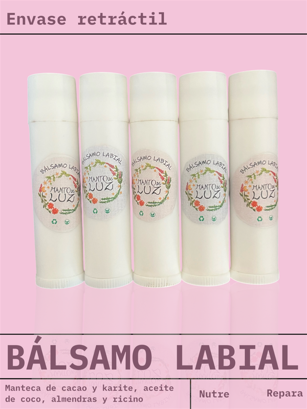 Producto - BÁLSAMO LABIAL DE CACAO Y VAINILLA - en envase retráctil - - 1