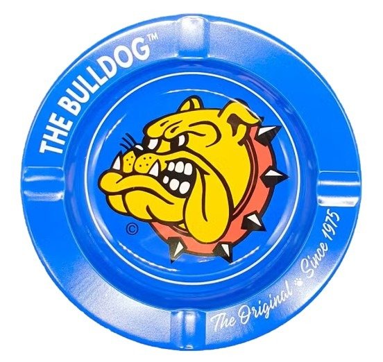 Producto - CENICERO THE BULL DOG BLUE 13.5 CM