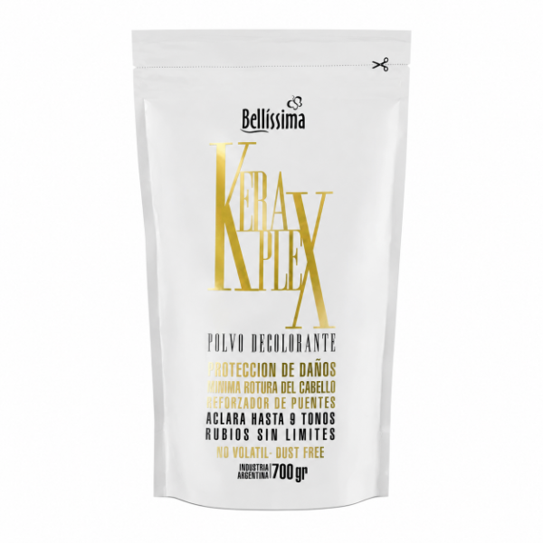Producto - Bellíssima - Polvo Decolorante Profesional Keraplex x 700 gr