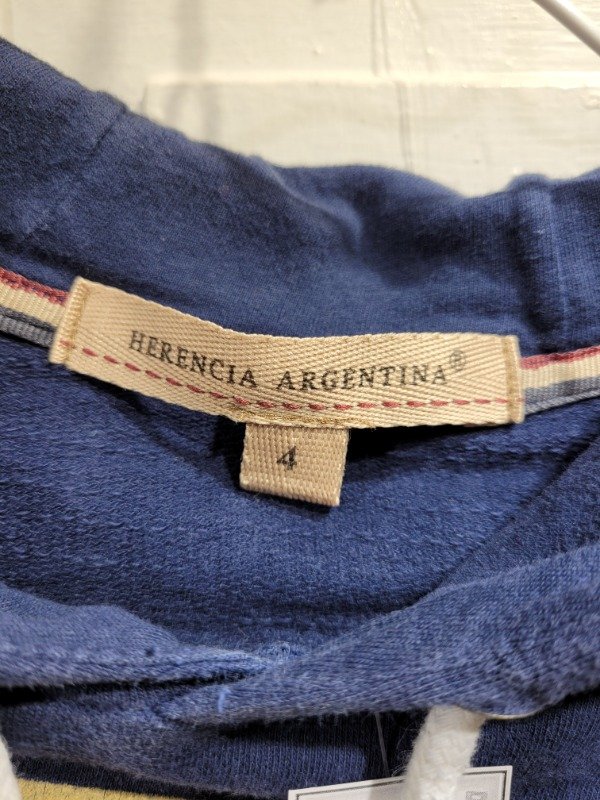 Producto - Buzo HERENCIA ARGENTINA azul Talle 4 años - PRECIO: 16X - 3