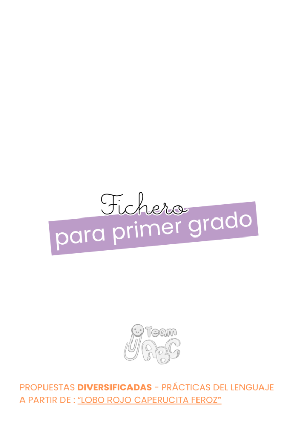Producto - PROPUESTAS DIVERSIFICADAS PARA PRIMER GRADO