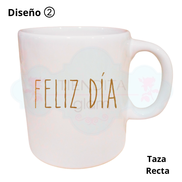 Producto - TAZA DECO BLANCA Y DORADA DÍA DE LA MADRE - 12