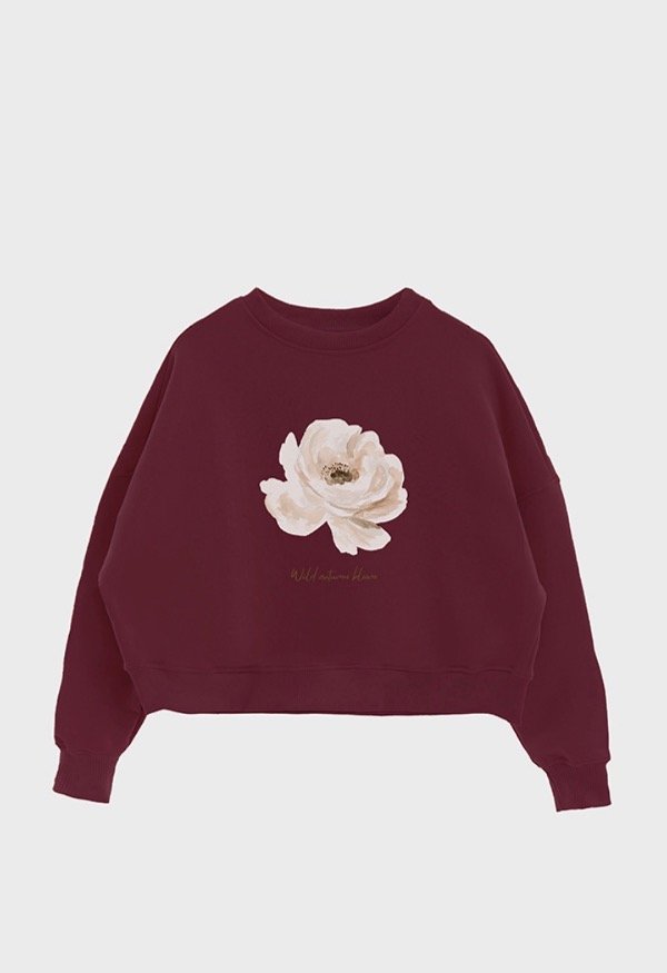 Producto - BUZO CROP ESTAMPADO WILD AUTUMN BLOOM M - 0