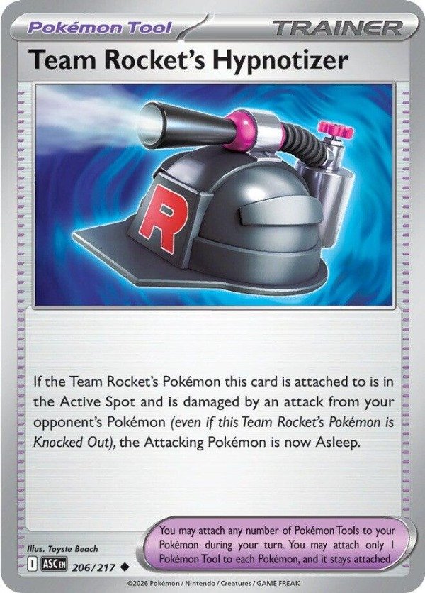 Producto - Team Rocket's Hypnotizer (206/217) [Mega Evolution: Ascended Heroes]