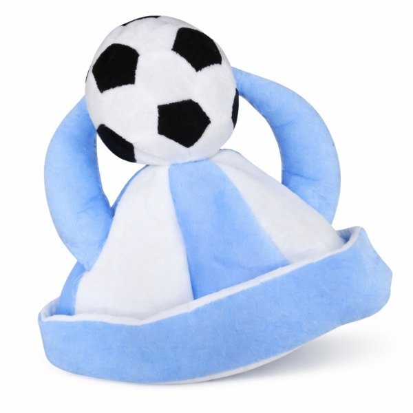 Producto - Sombrero De Argentina Para Niños - Pelota De Fútbol Peluche