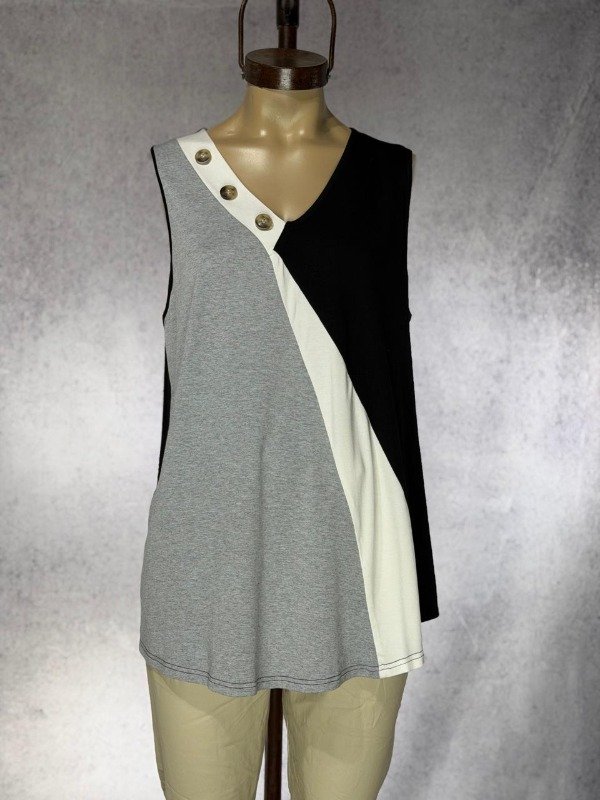 Producto - MUSCULOSA 3 COLORES EUROPEA BOTONES