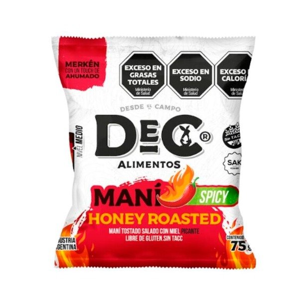 Producto - Mani con Miel Honey Roasted x 75g DEC
