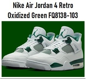 Producto - Nike Air Jordan 4 Retro Oxidized Green FQ8138-103