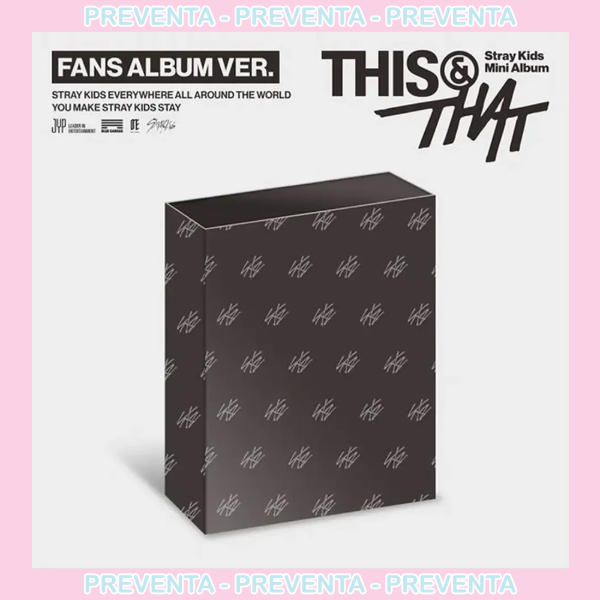 Producto - (PREVENTA) STRAY KIDS - THIS or THAT (Fans ver.)