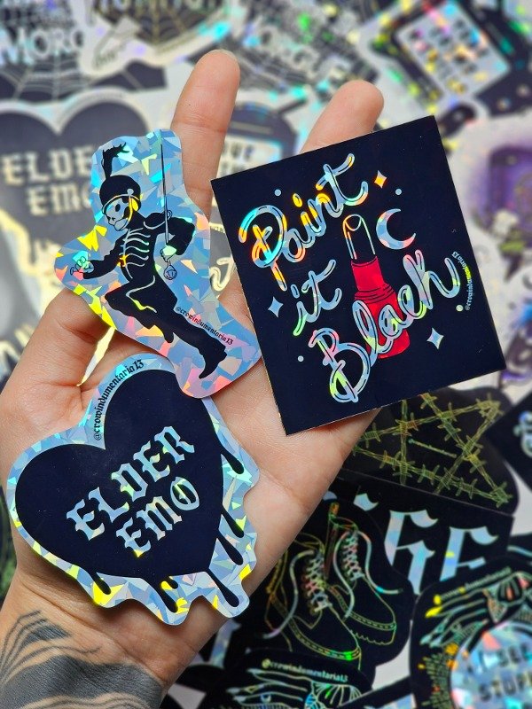 Producto - Set stickers elder emo
