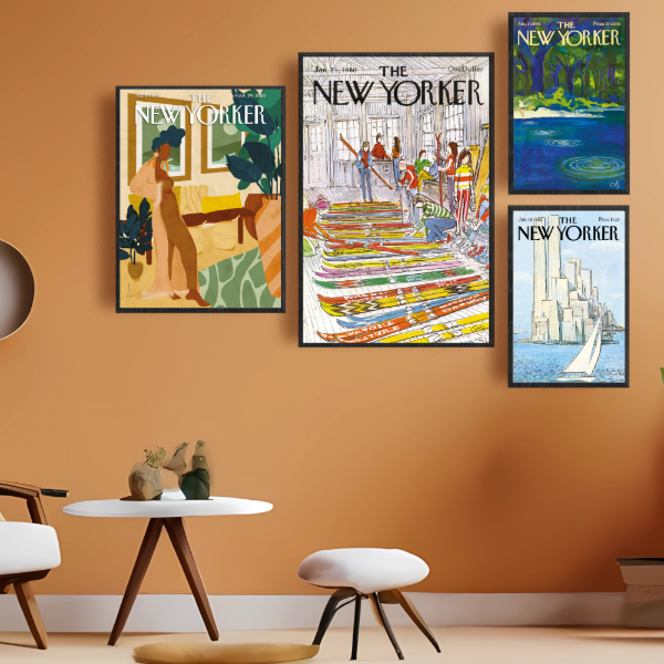 Producto - Set de 3 laminas - New Yorker - Posters decorativos - LAM167